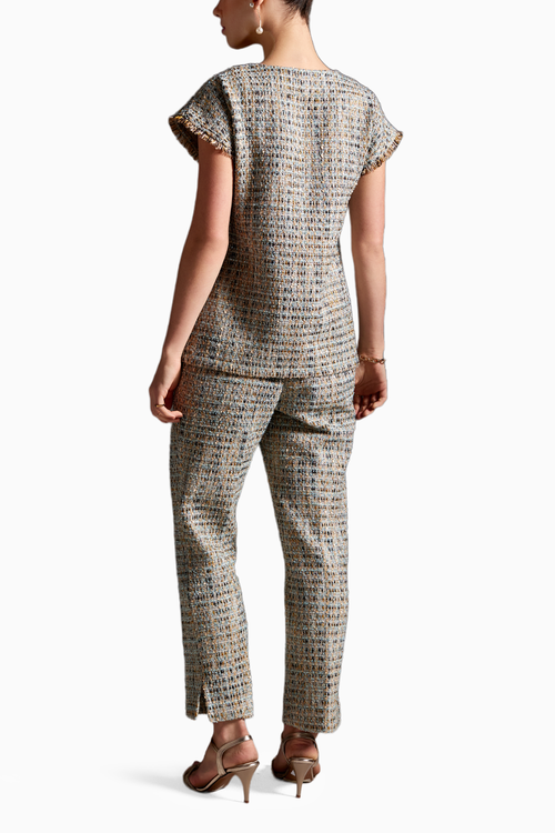 Silver Tweed Coord Set