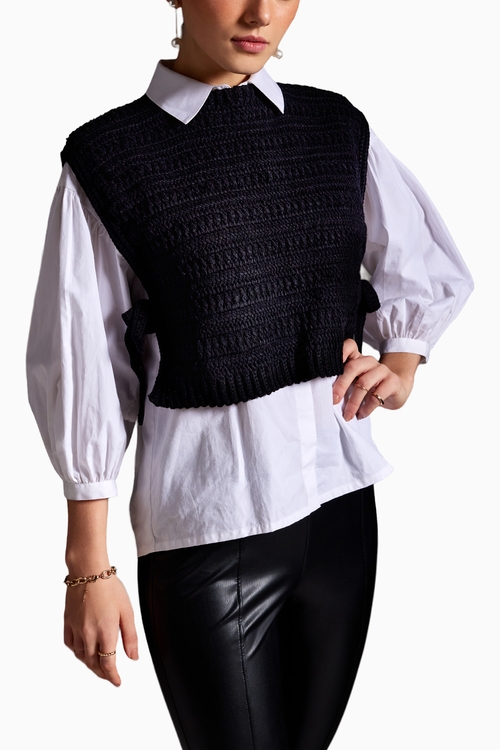 Midnight Magic Knitted Top
