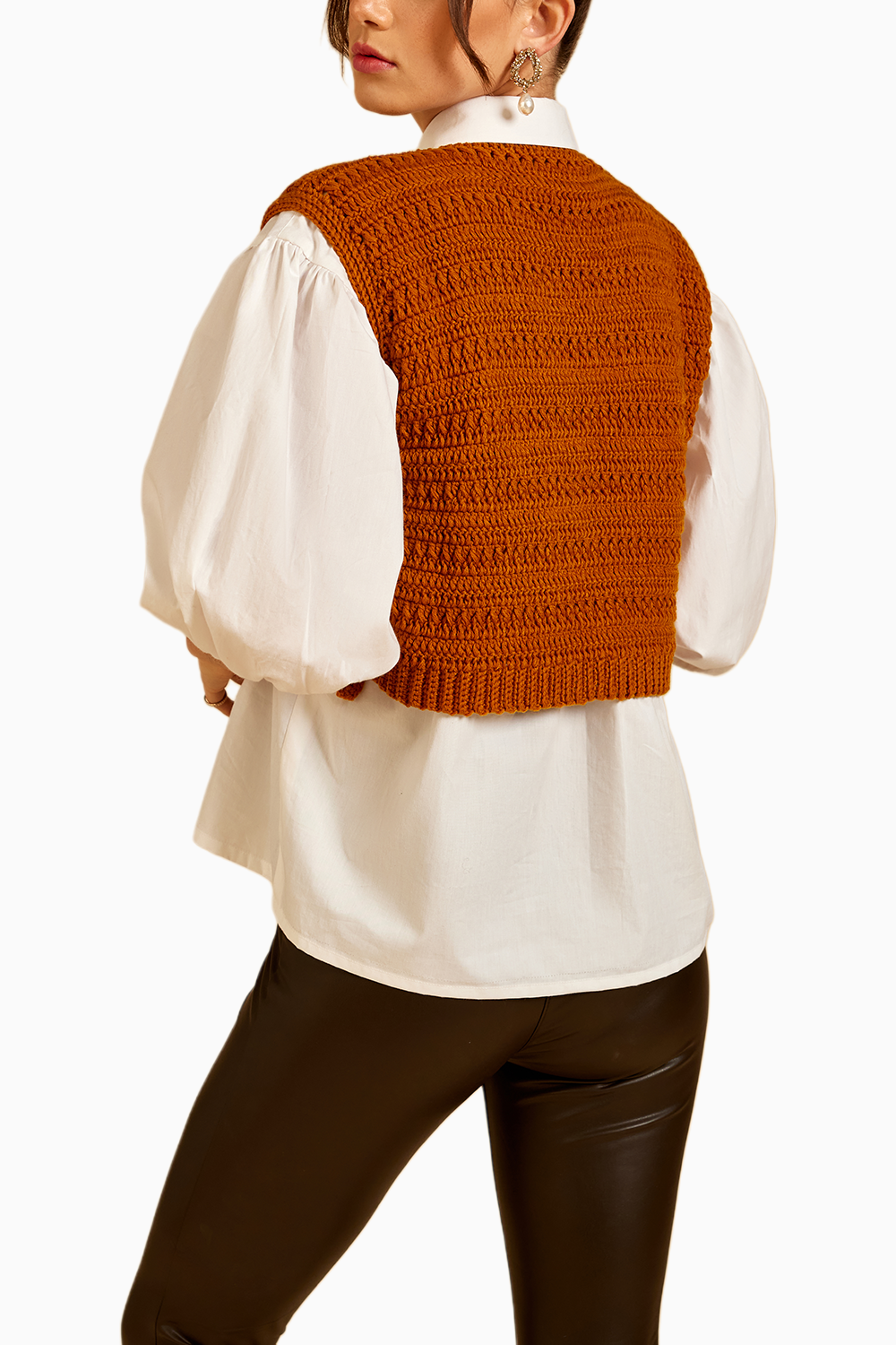 Toasty Mocha Knitted Top