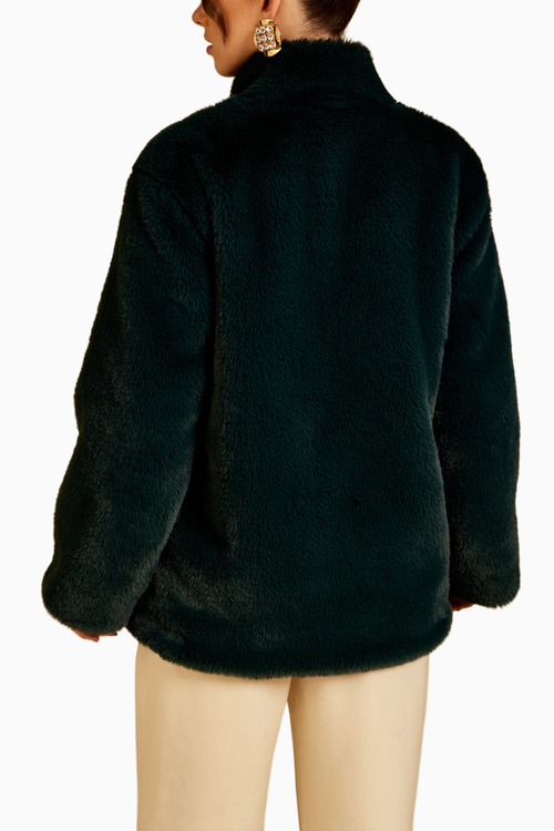 Emerald Fur Jacket