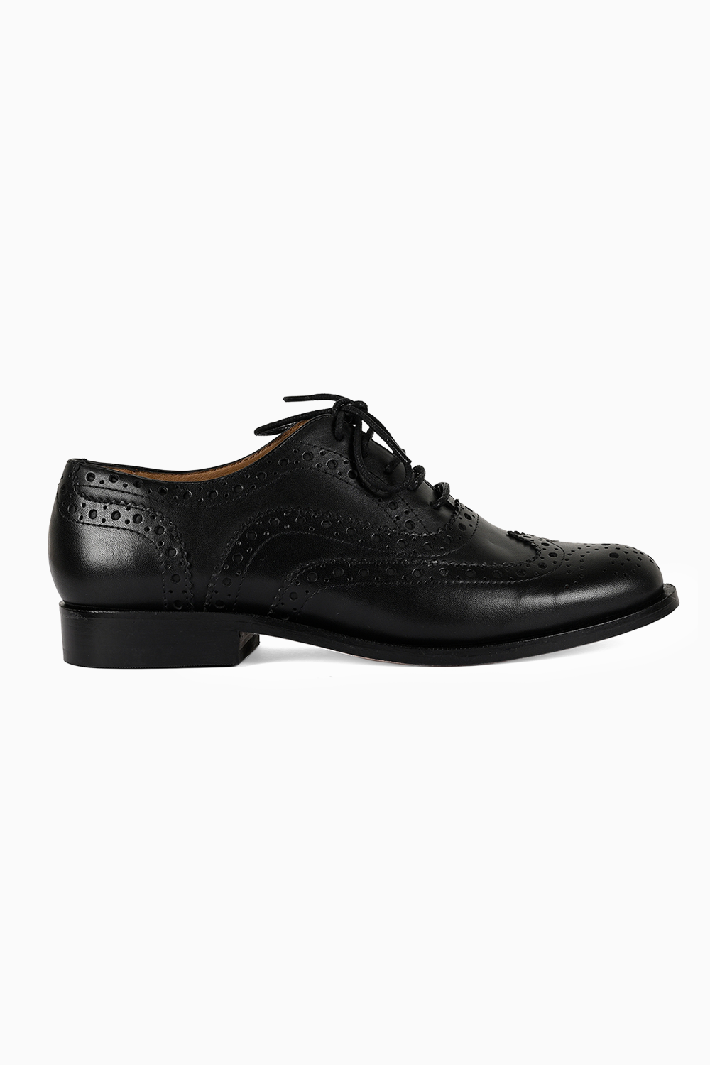 Piper Black Lace up Shoes
