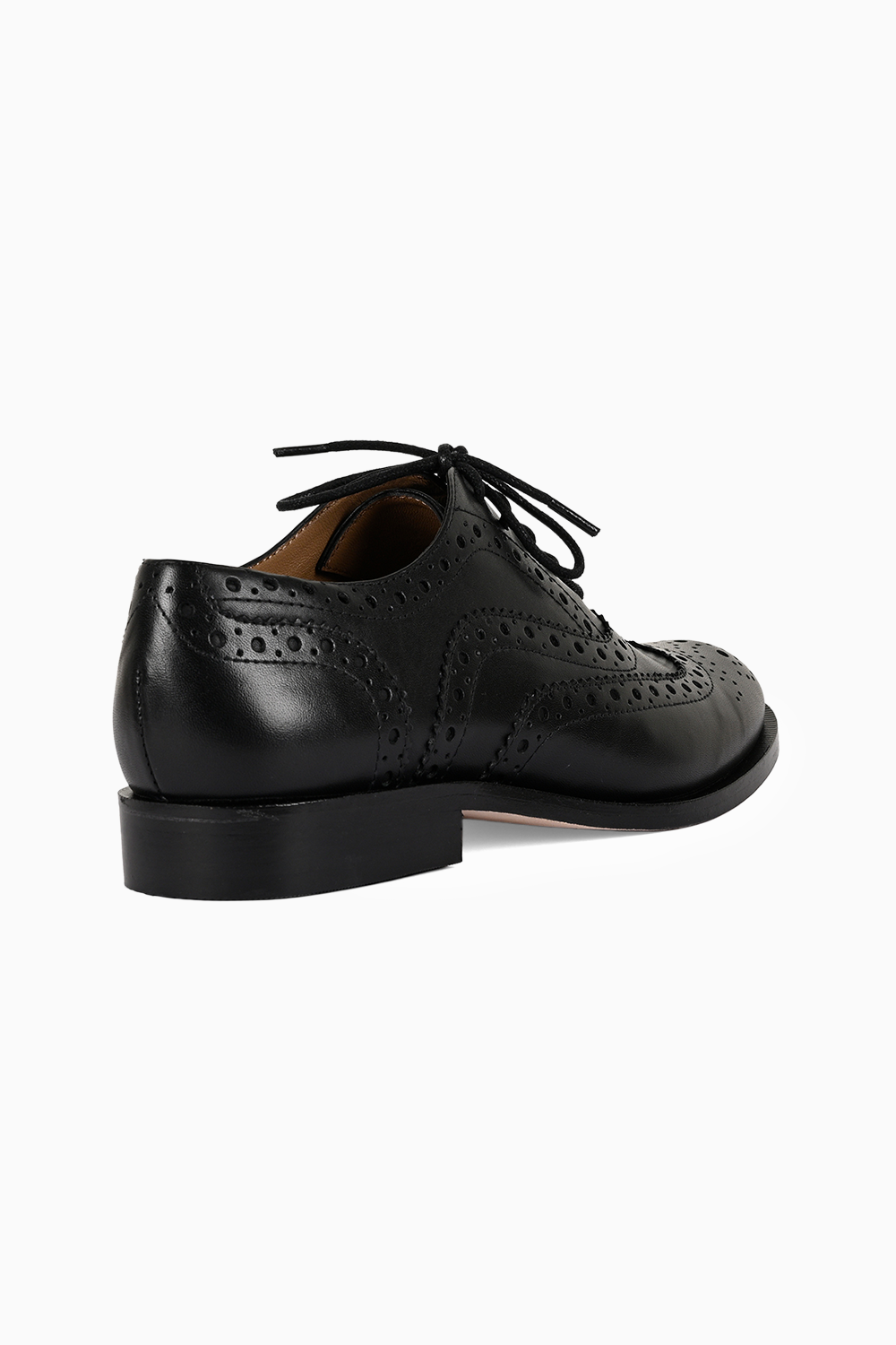 Piper Black Lace up Shoes