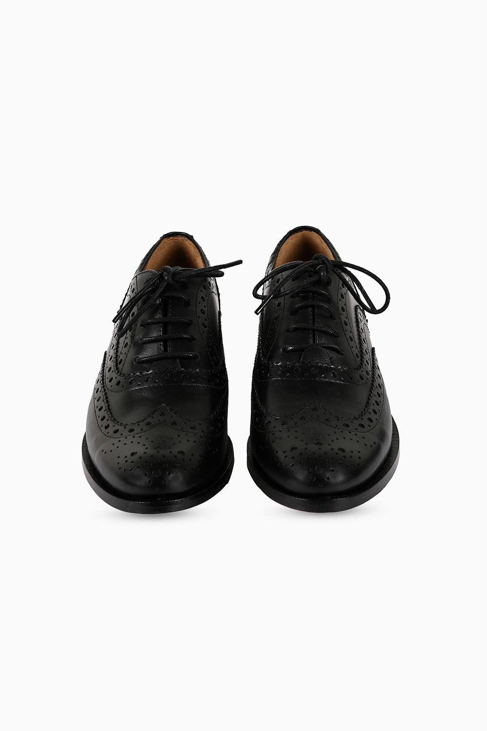 Piper Black Lace up Shoes