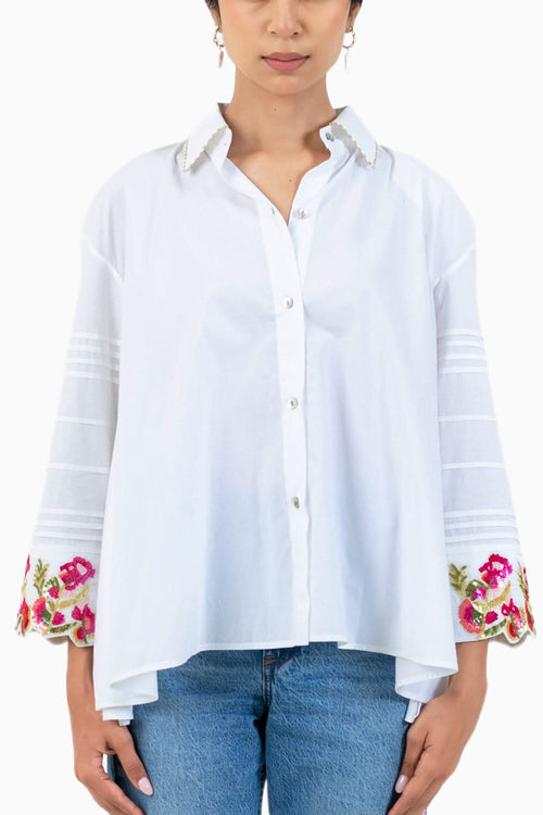 White Poppy Shirt