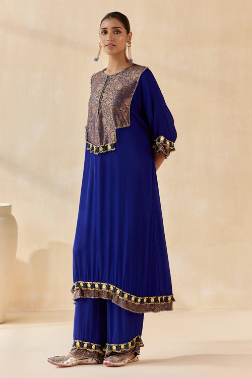 Prisha Blue Co-ord Set