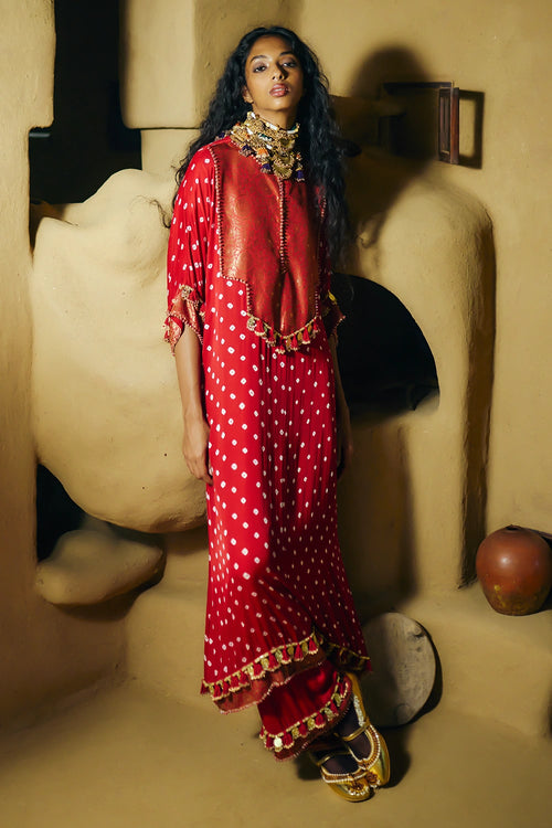 Prisha Red Co-ord Set