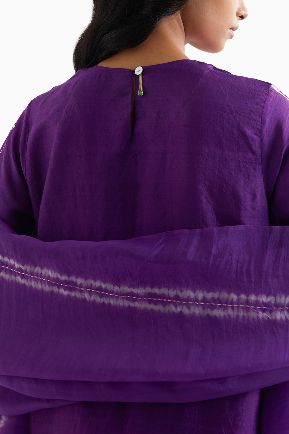 Purple Native Metal Kurta