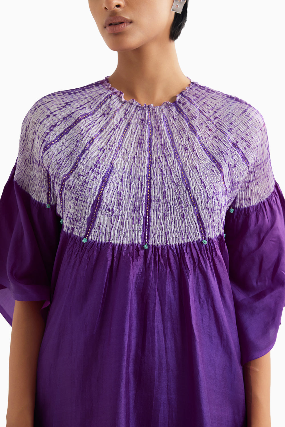 Native Metal Purple Kaftan