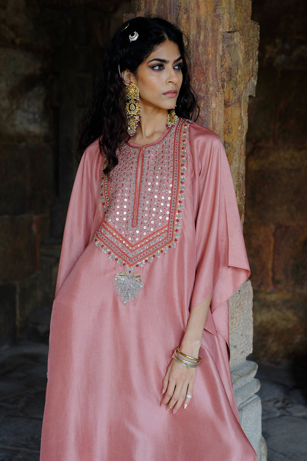 Sara Peach Kaftan