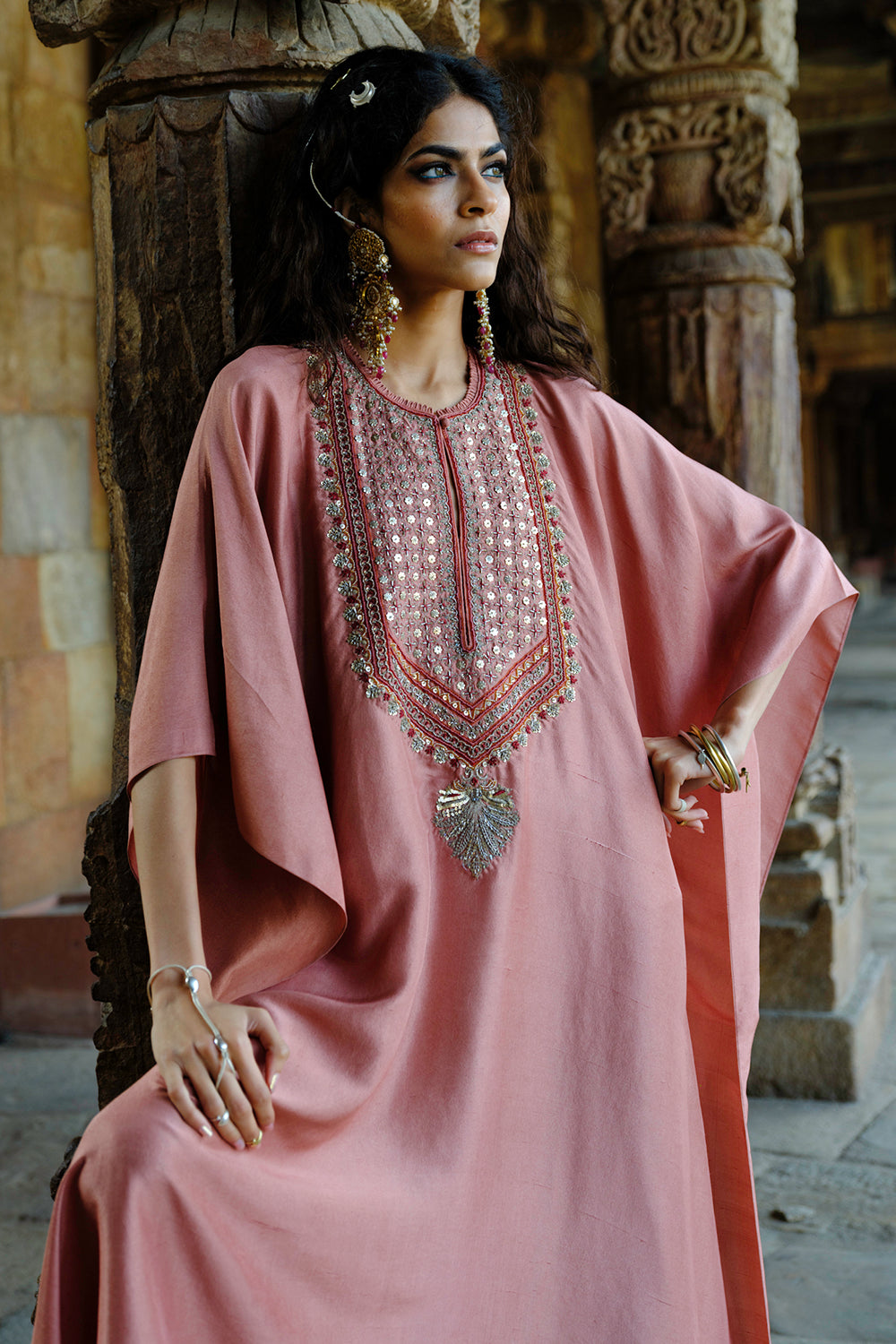 Sara Peach Kaftan