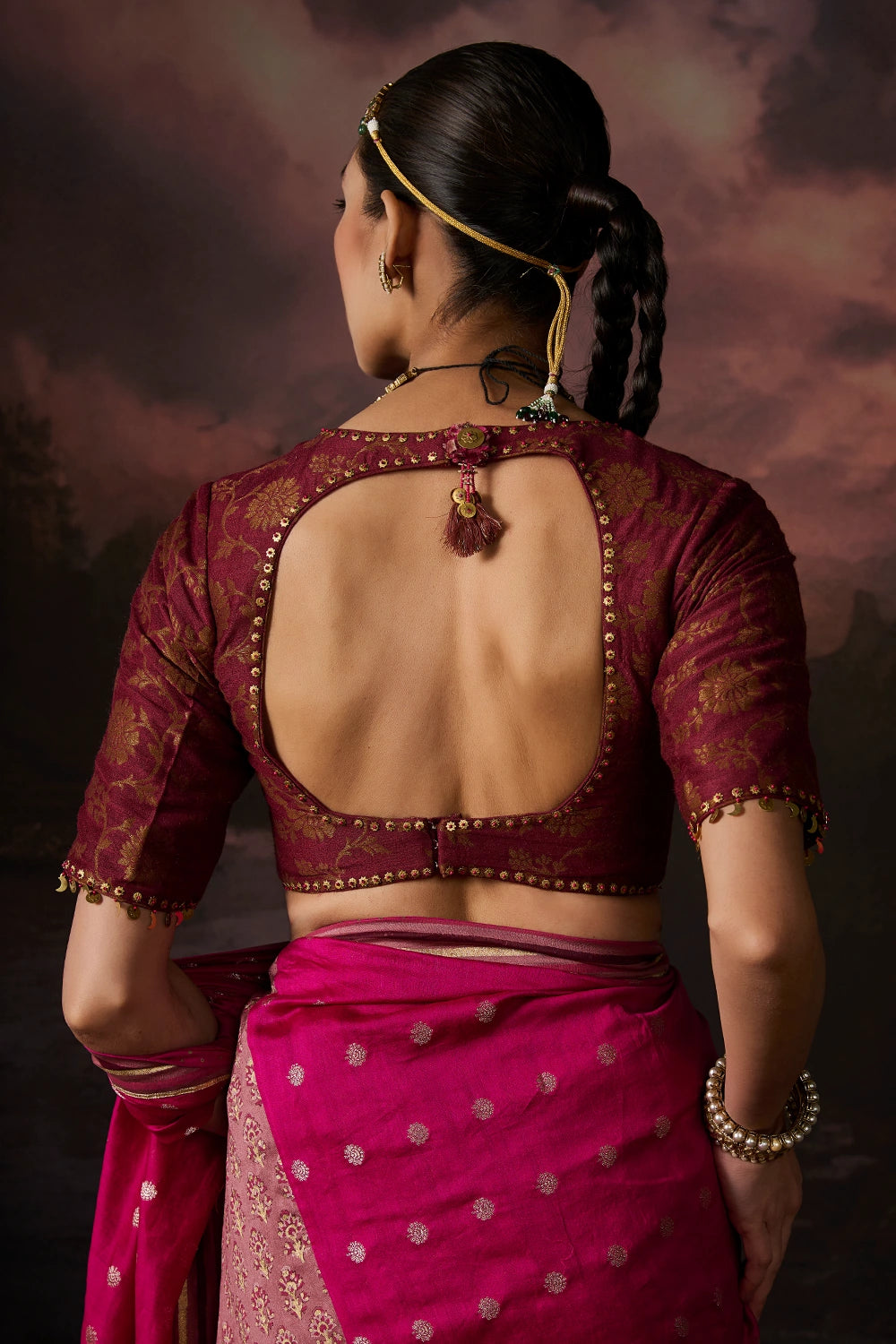 Rana Wine Blouse