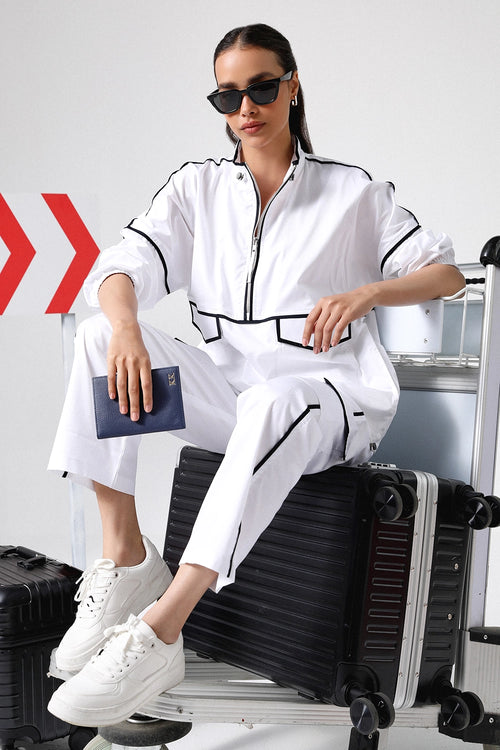 Juno White Co-ord Set