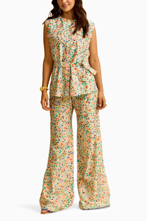 Ikkat Printed Shirt Set