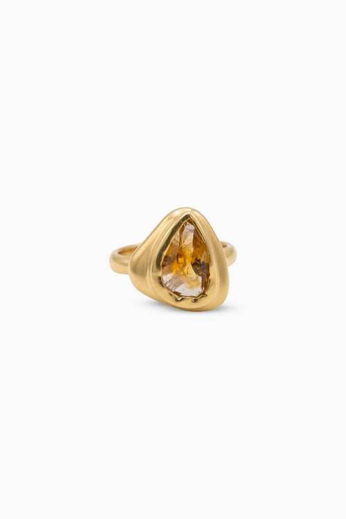 Golen Glow Ring with Citrine