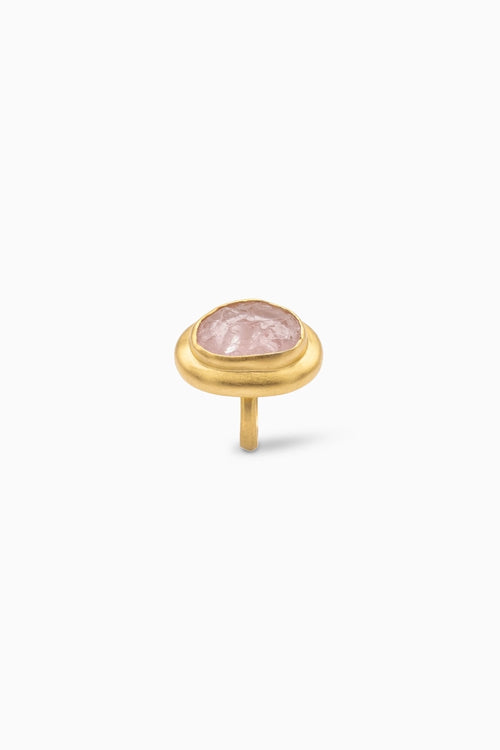 Enduring Charm Ring with Rose Quartz