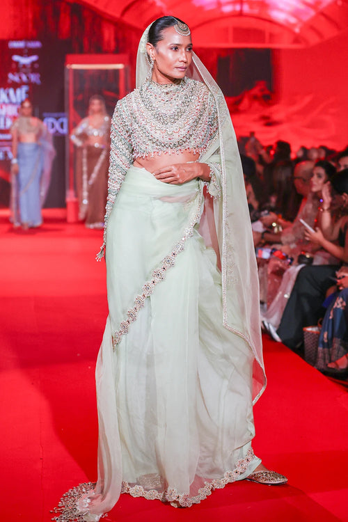 Amodini Saree Set With Veil