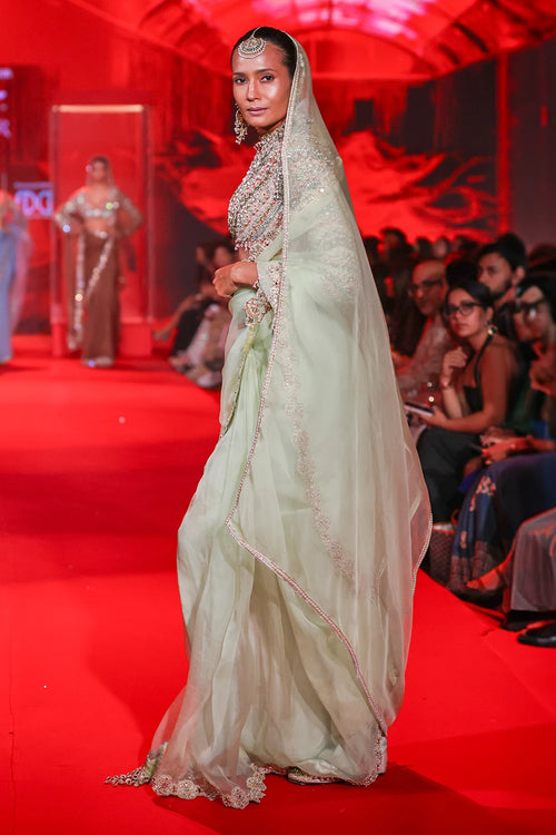 Amodini Saree Set With Veil