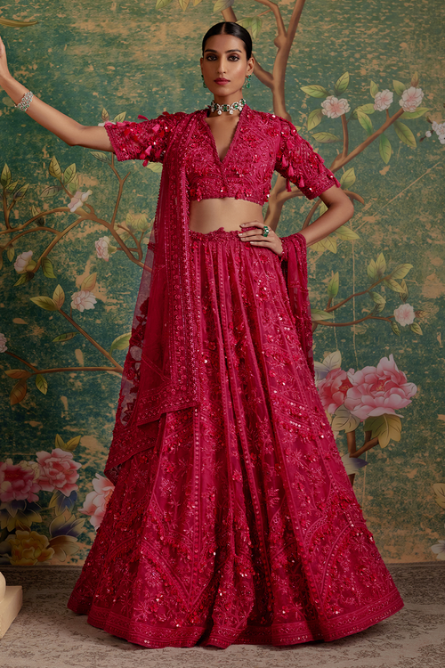 Dream Deep Fuschia Lehenga Set