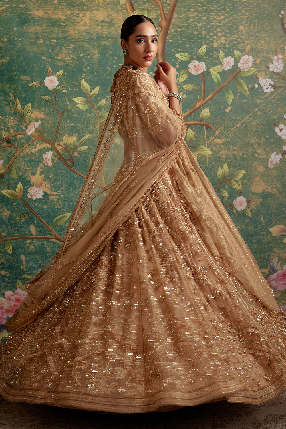 Enchanted Gold Lehenga Set