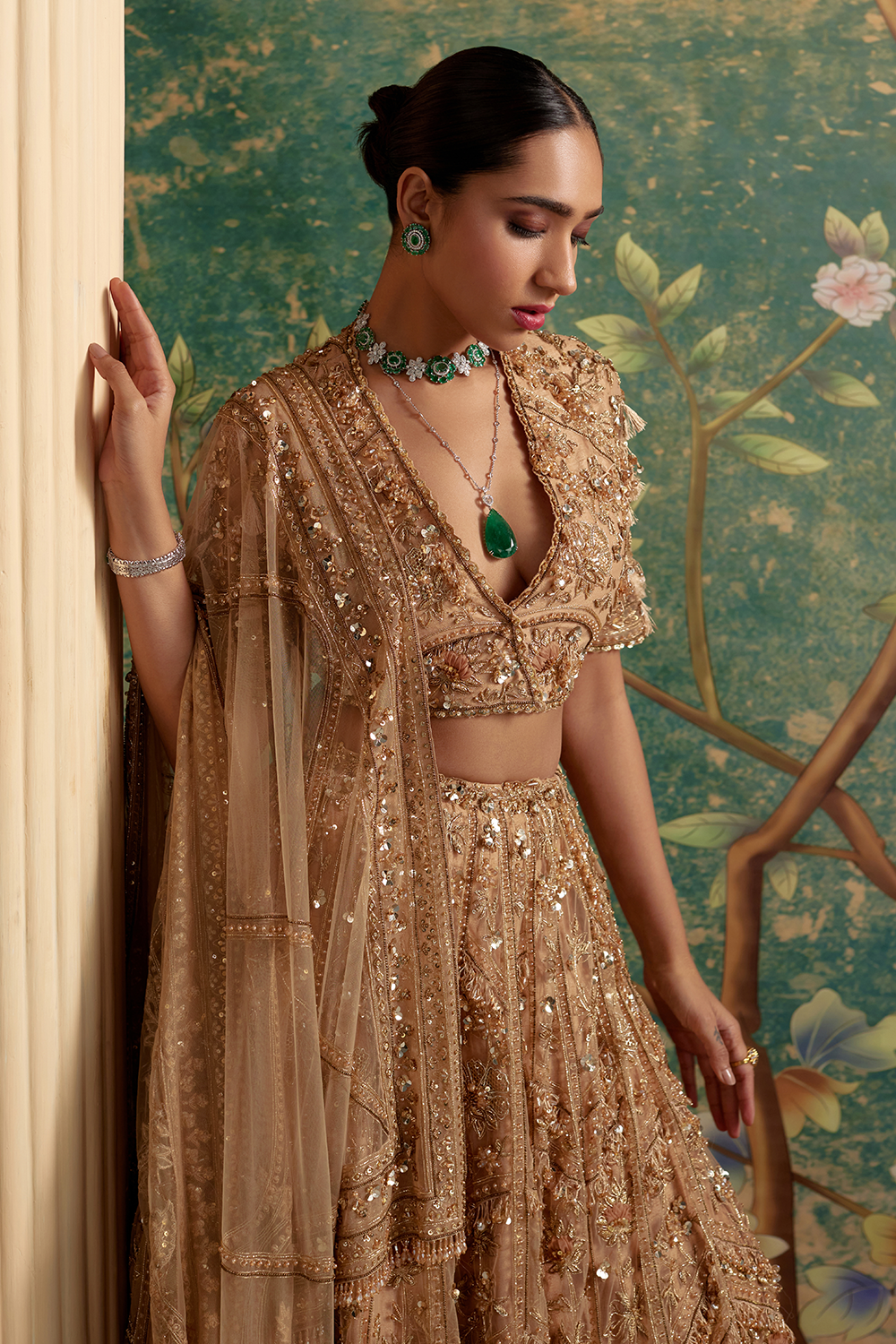 Enchanted Gold Lehenga Set