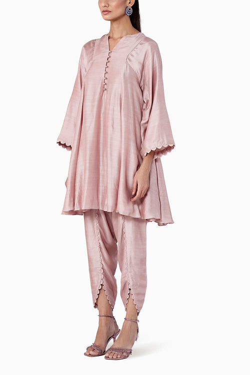 Arbor Dusky Pink Kurta Set