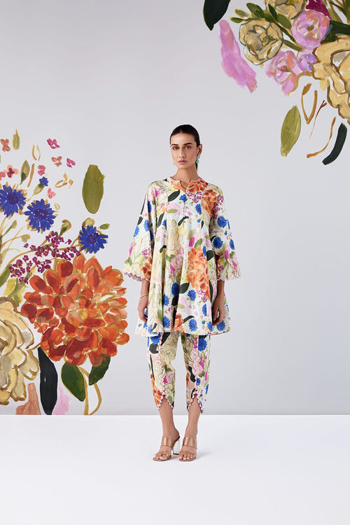 Silas Green Multicolored Kurta Set