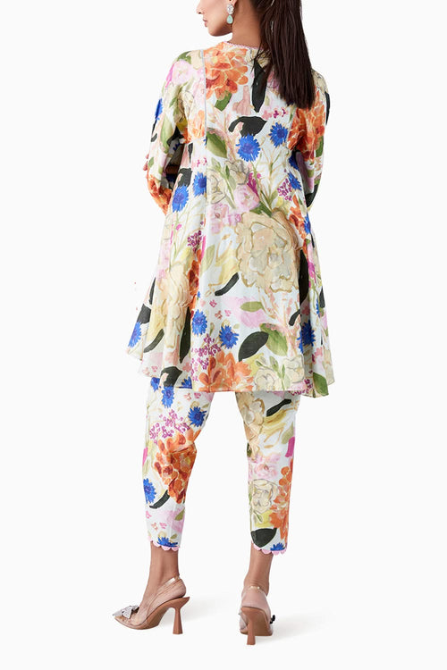 Silas Green Multicolored Kurta Set