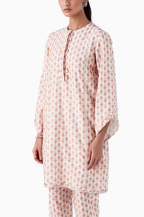 Tansy Ivory Boota Print Kurta Set