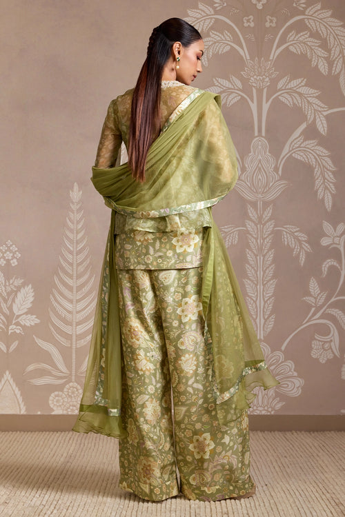 Wisp Mint Print Kurta Set