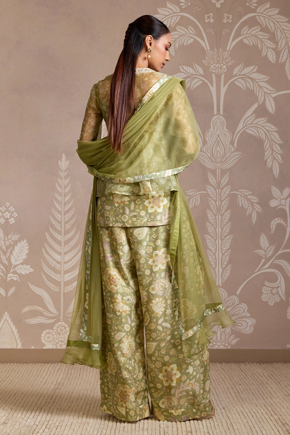 Wisp Mint Print Kurta Set