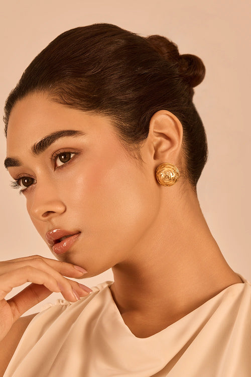 Audrey Rosette Studs