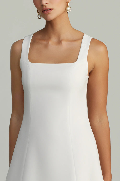 Pearl Stretch Suiting Mini Dress