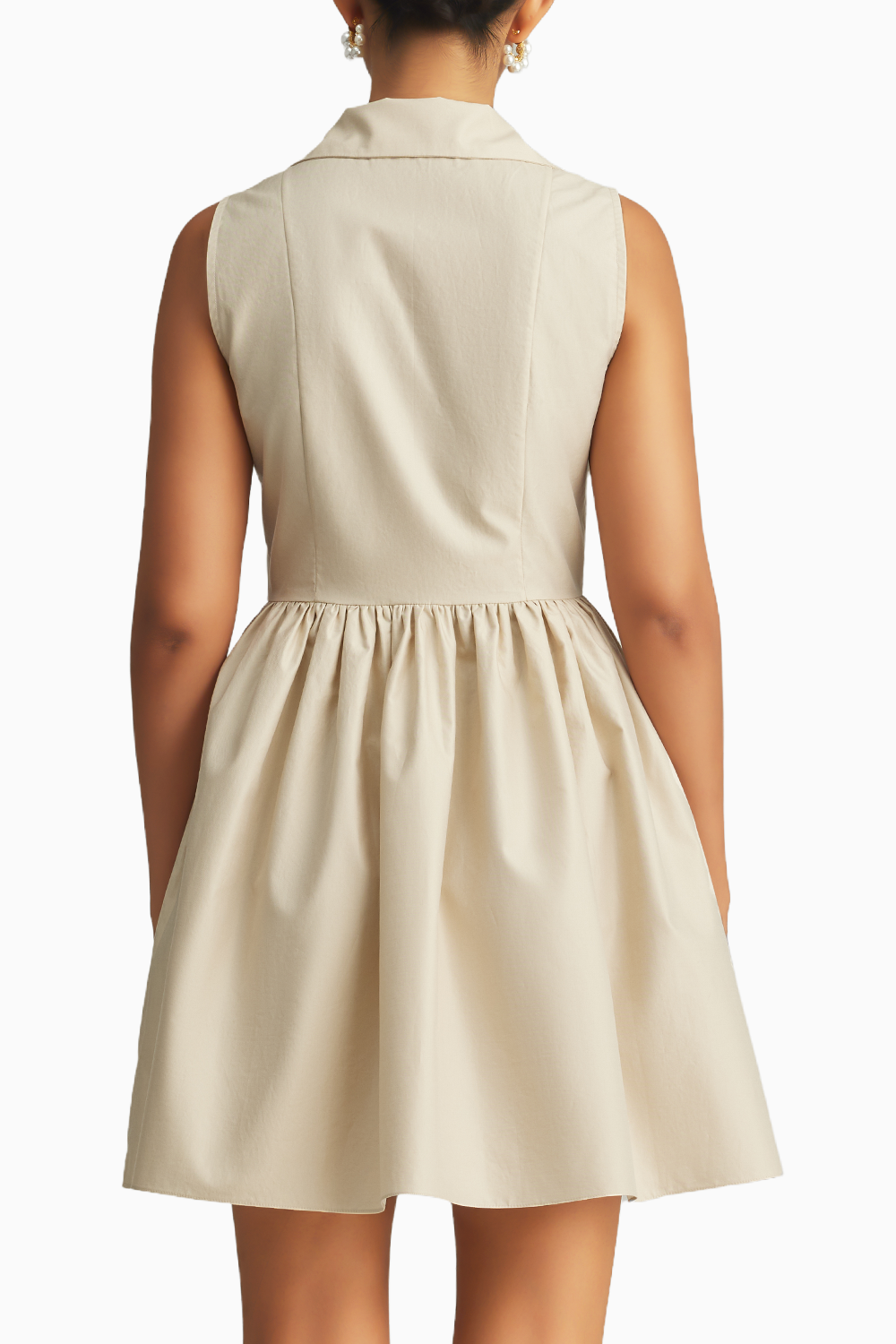 Fawn Egyptian Cotton Short Tennis Dress