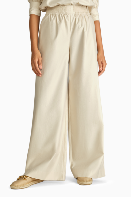 Fawn Egyptian Cotton Trousers