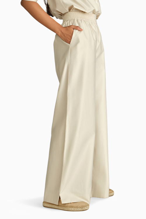 Fawn Egyptian Cotton Trousers