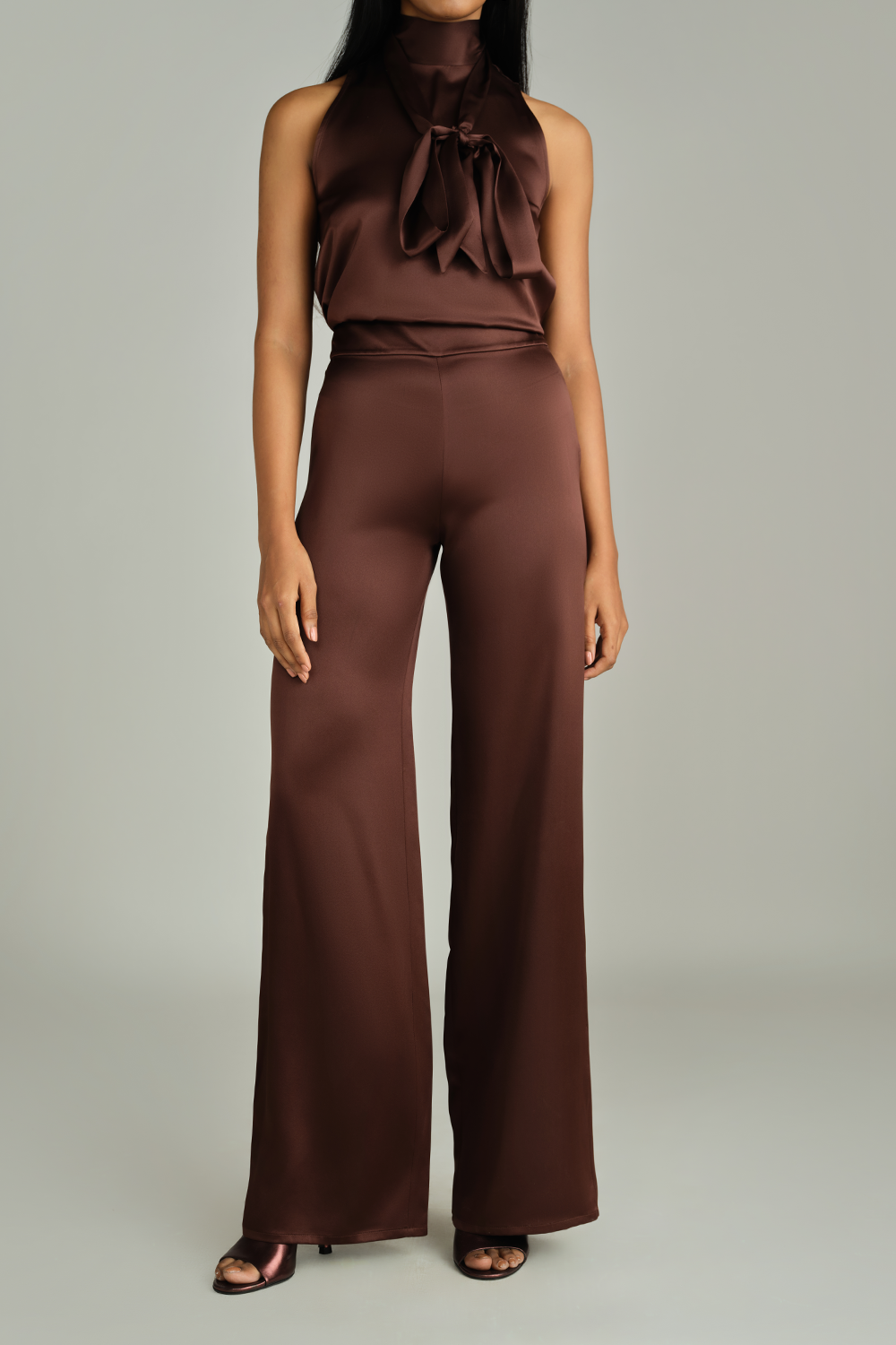 Espresso Silk Trousers