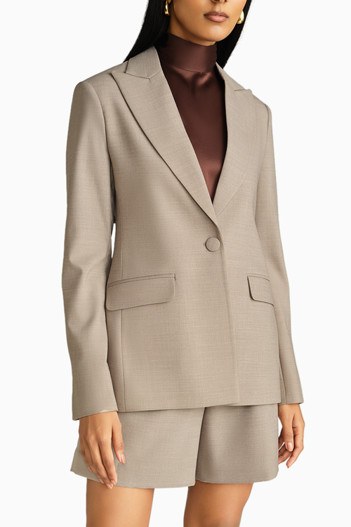 Tobacco Suiting Blazer