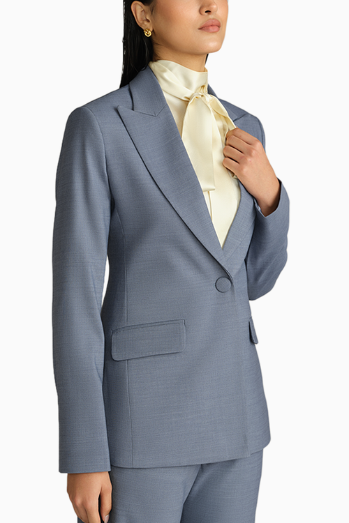 Blue Suiting Blazer
