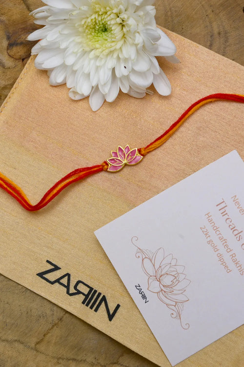 Lotus Aura Rakhi