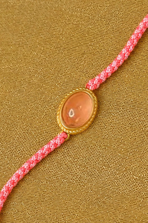Rose Quartz Healing Rakhi for Love