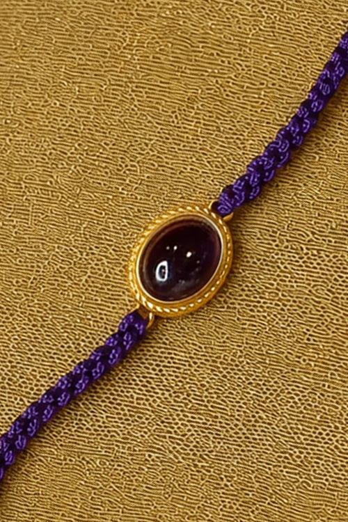 Amethyst Healing Rakhi for Good Health