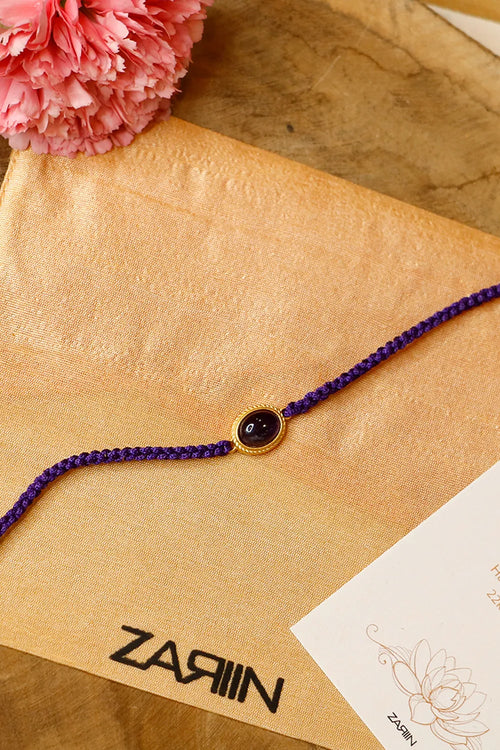 Amethyst Healing Rakhi for Good Health