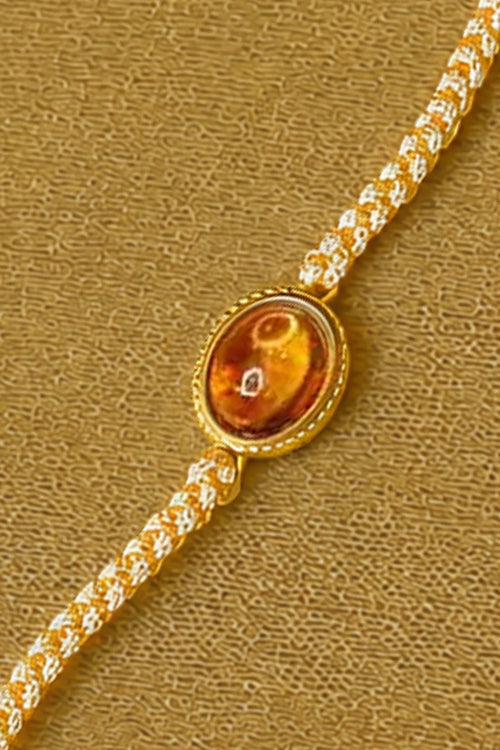 Citrine Healing Rakhi for Success