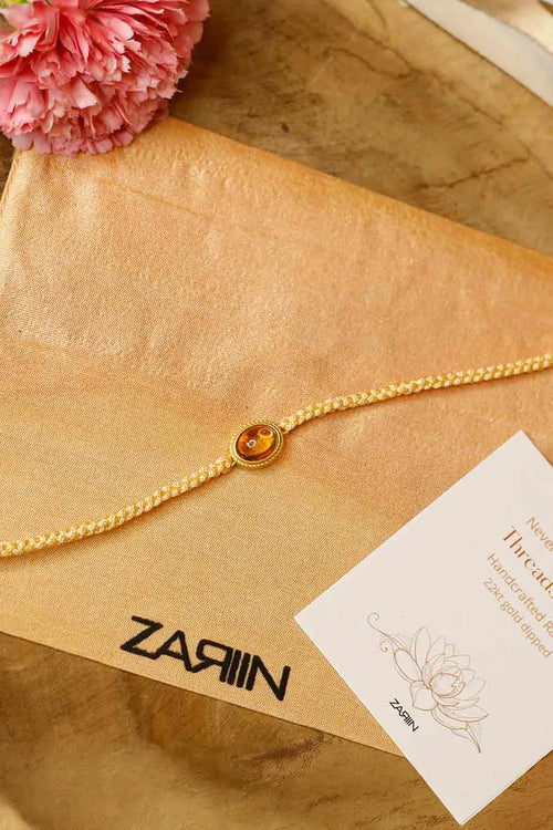 Citrine Healing Rakhi for Success