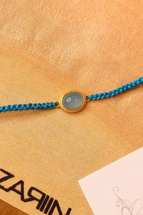 Blue Chalcedony Healing Rakhi for Peace