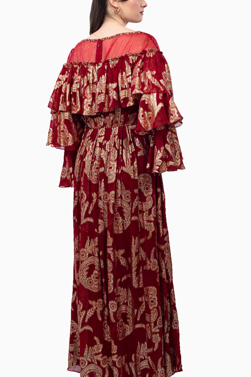 Radiant Red Brasso Dress