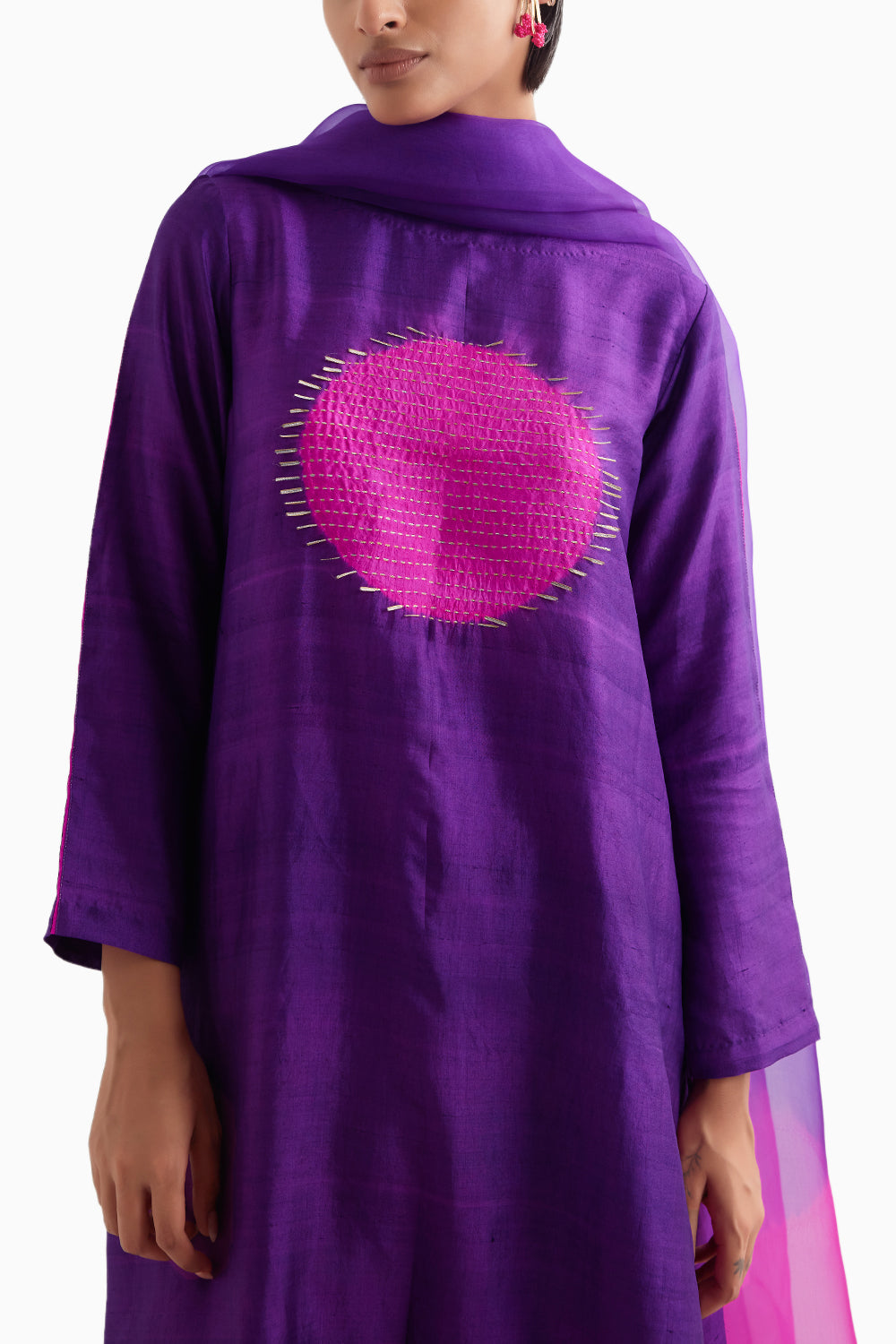 Rani and Purple Moon Metal Kurta