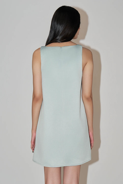 Mint Embellished Mini Dress