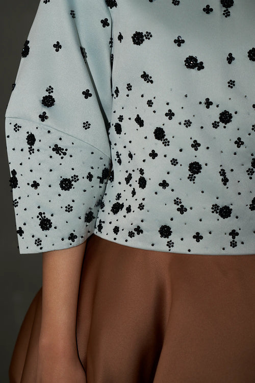 Mint Hand-Embellished Top