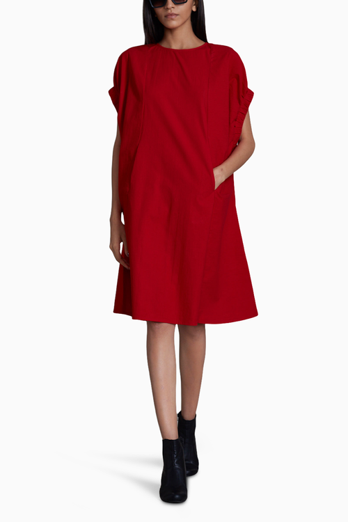 Red Pocket Dress